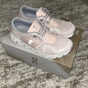 Authentic Pink and Grey on cloud, gym shoes, 7.5 Women
